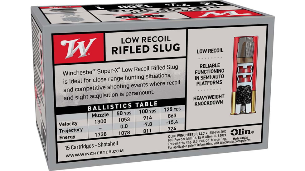 WIN X12RS15VPR 12G 2-3/4 SUPERX LR 1-OZ 15/10