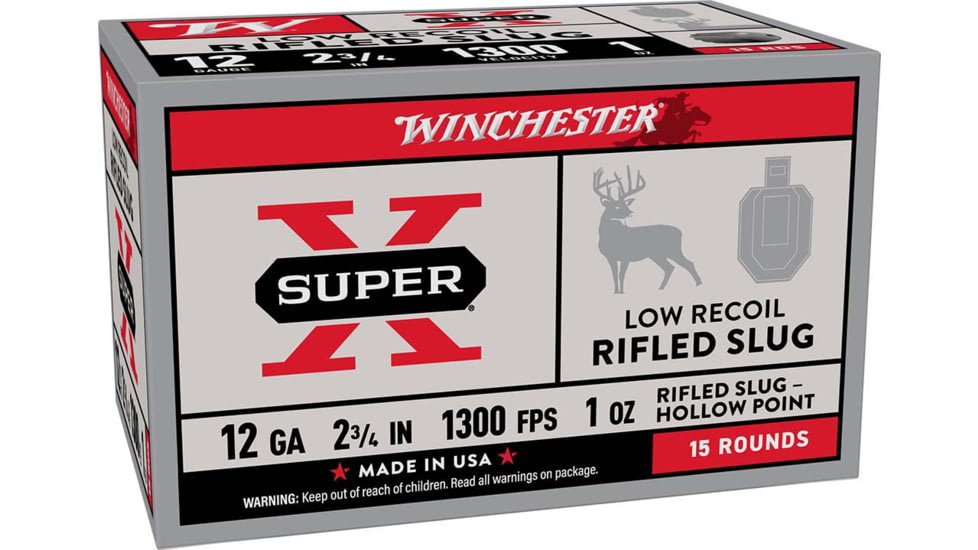 WIN X12RS15VPR 12G 2-3/4 SUPERX LR 1-OZ 15/10