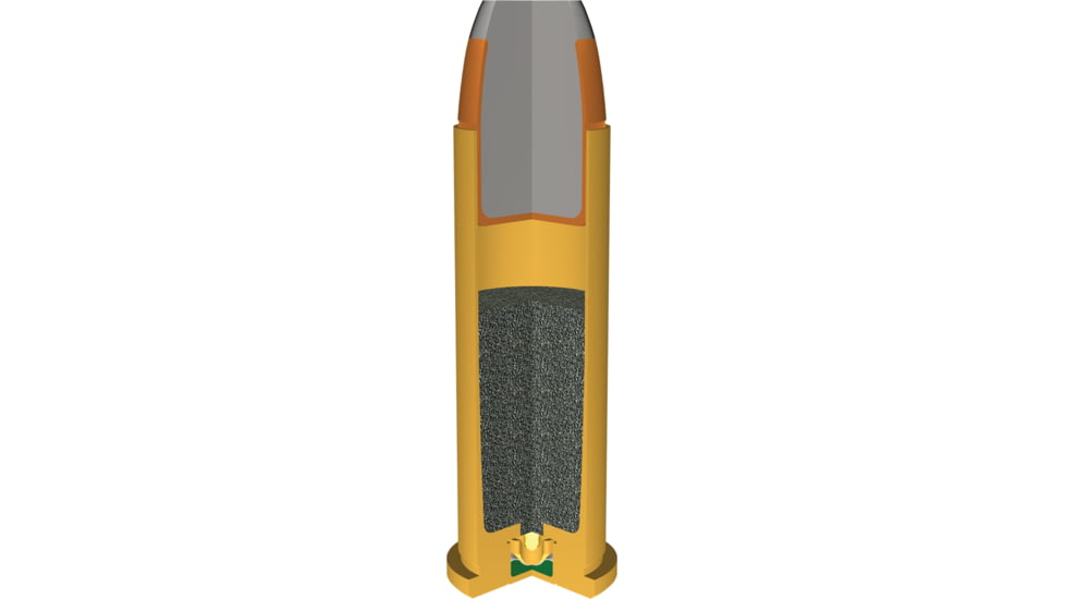 Winchester .38 Special 125 grain Jacketed Flat Point Brass Cased Centerfire Pistol Ammo, 50 Rounds, USA38SP