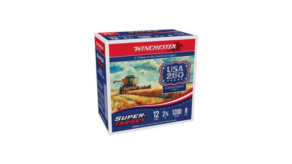 Winchester Target 12ga 2.75 1-1/8oz #8 1200fps 250rd Case