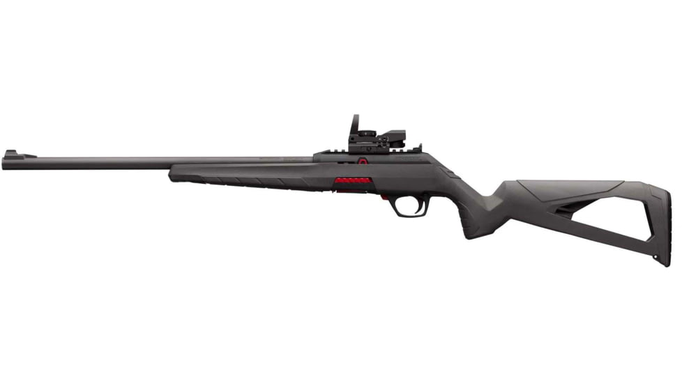 Winchester Wildcat Semi-Auto Rifle, .22 Long Rifle, 18in Barrel, 1-16, Reflex, Synthetic Black Stock, Blued, 521104102-FRRMPG
