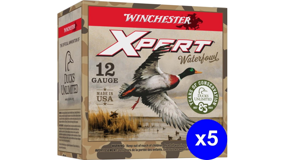 Winchester Xpert Waterfowl 12 Gauge 3in Shotgun Ammo, 125 Rounds