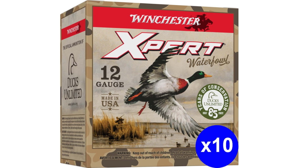 Winchester Xpert Waterfowl 12 Gauge 3in Shotgun Ammo, 250 Rounds