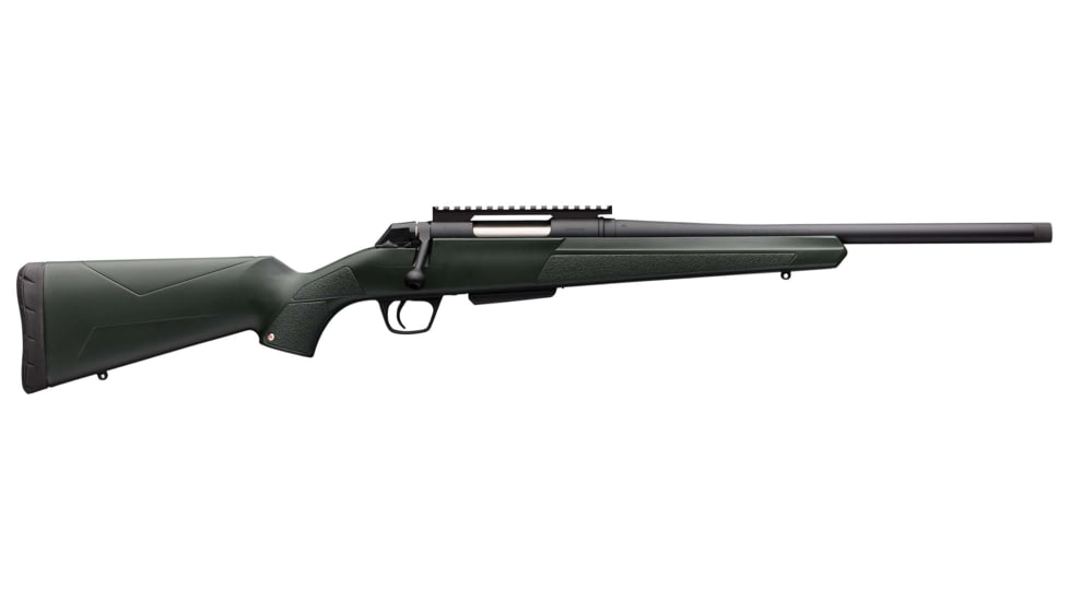 Winchester XPR Stealth TH SR Bolt Action Rifle, .350 Legend, 16.5in Barrel, 1-10, Synthetic Green Stock, Cerakote Black, 535757296-FRRMPG