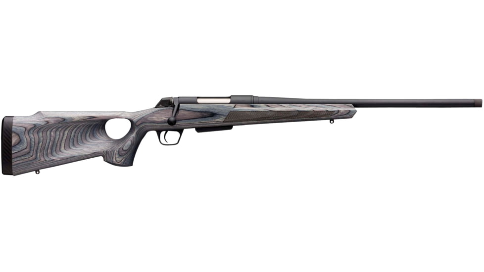 Winchester XPR Varmint Bolt Action Rifle With Thumbhole Stock, 6.5mm Creedmoor, 24in Heavy Barrel, 1-8, Laminate Black Stock, Matte Black, 535727289-FRRMPG