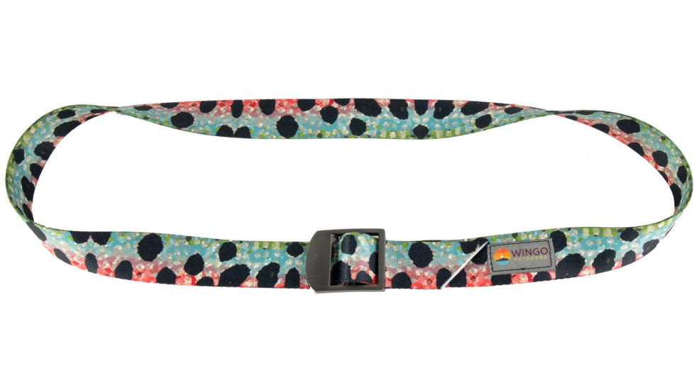 Wingo Outdoors Basecamp Belt, Rainbow Trout, One Size Fits Most, W-BAS-112-OS