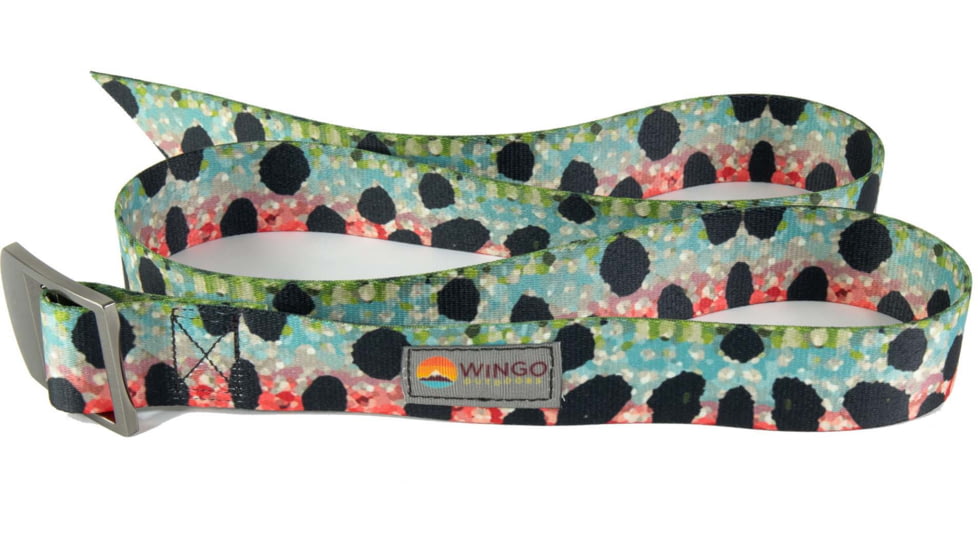 Wingo Outdoors Basecamp Belt, Rainbow Trout, One Size Fits Most, W-BAS-112-OS