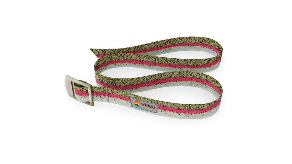 Wingo Outdoors Basecamp Belts, Rainbow Trout, One Size Fits Most, W-BAS-124-OS