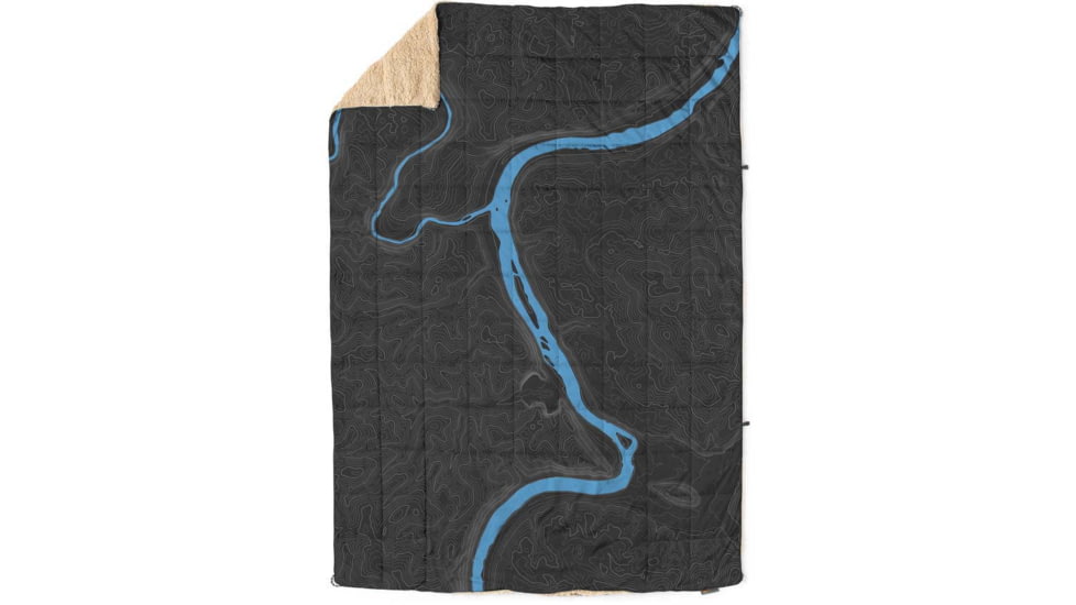 Wingo Outdoors Convertible Blanket, River Topo, W-BLK-409-OS
