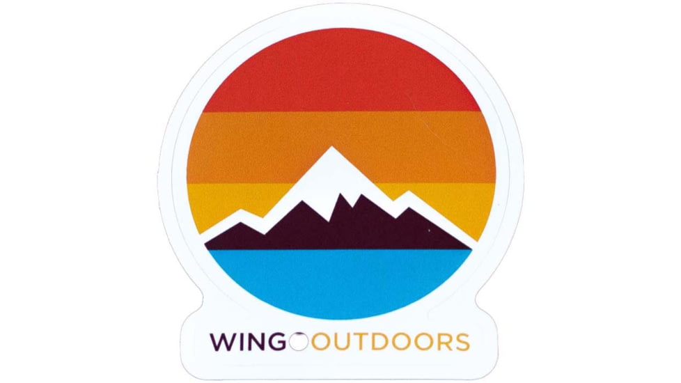 Wingo Outdoors Die Cut Logo Sticker, W-DEC-LDC-L