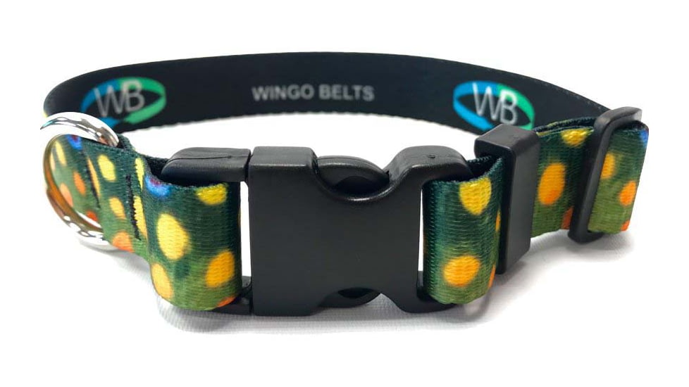 Wingo Outdoors Dog Collar, Brook Trout, Large/X-Large, W-COL-103-LXL