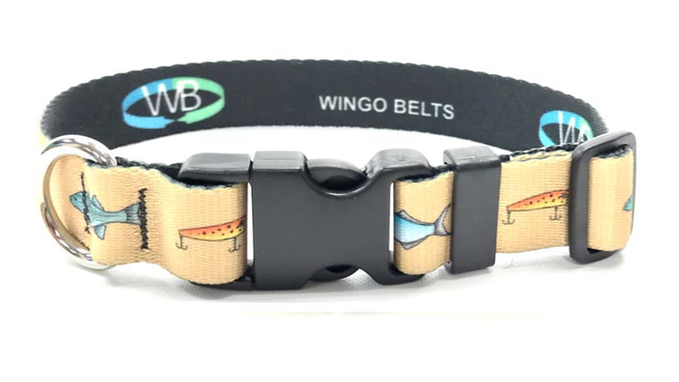 Wingo Outdoors Dog Collar, Nantucket, Large/X-Large, W-COL-111-LXL