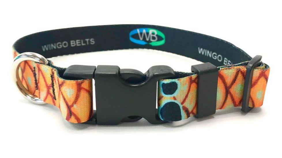 Wingo Outdoors Dog Collar, Redfish, Large/X-Large, W-COL-114-LXL