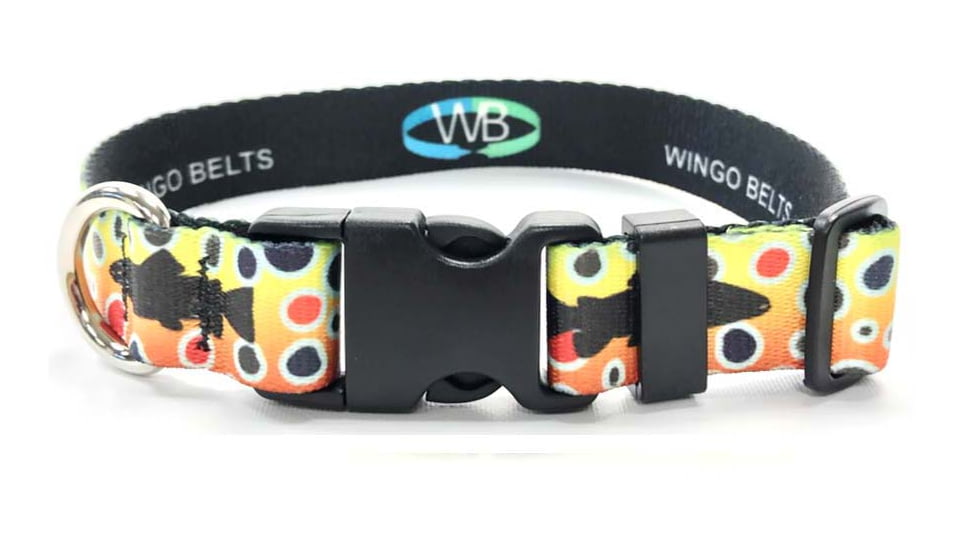 Wingo Outdoors Dog Collar, Yellowstone, Small/Medium, W-COL-117-SMD
