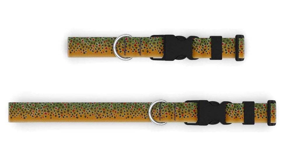 Wingo Outdoors Dog Collars, Brown Trout, Small/Medium, W-COL-123-SMD