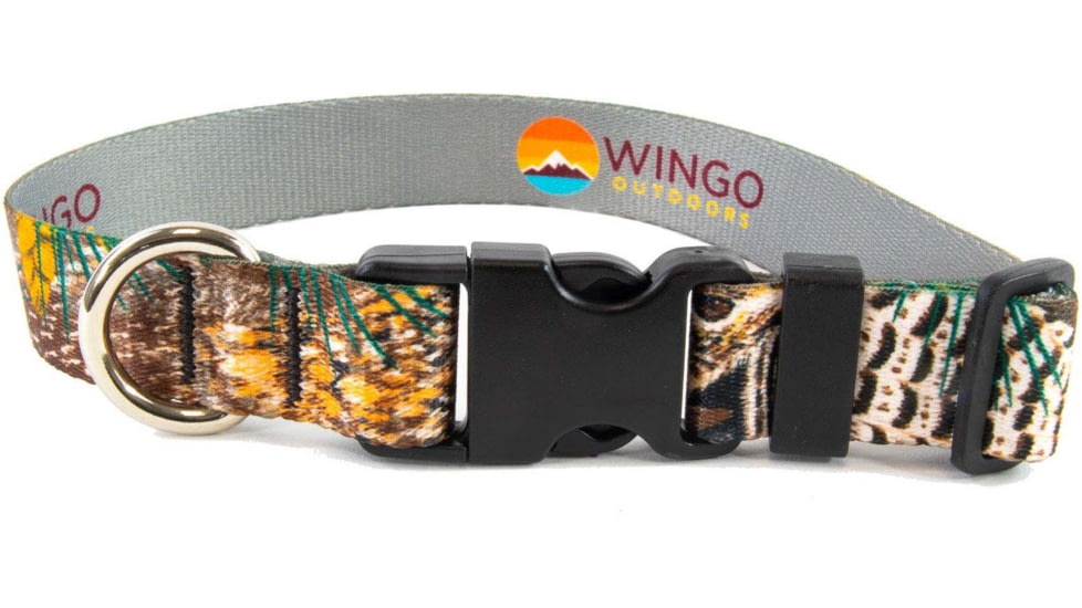 Wingo Outdoors Artisan Dog Collar, Grouse, Large/XLarge, W-COL-303-LXL