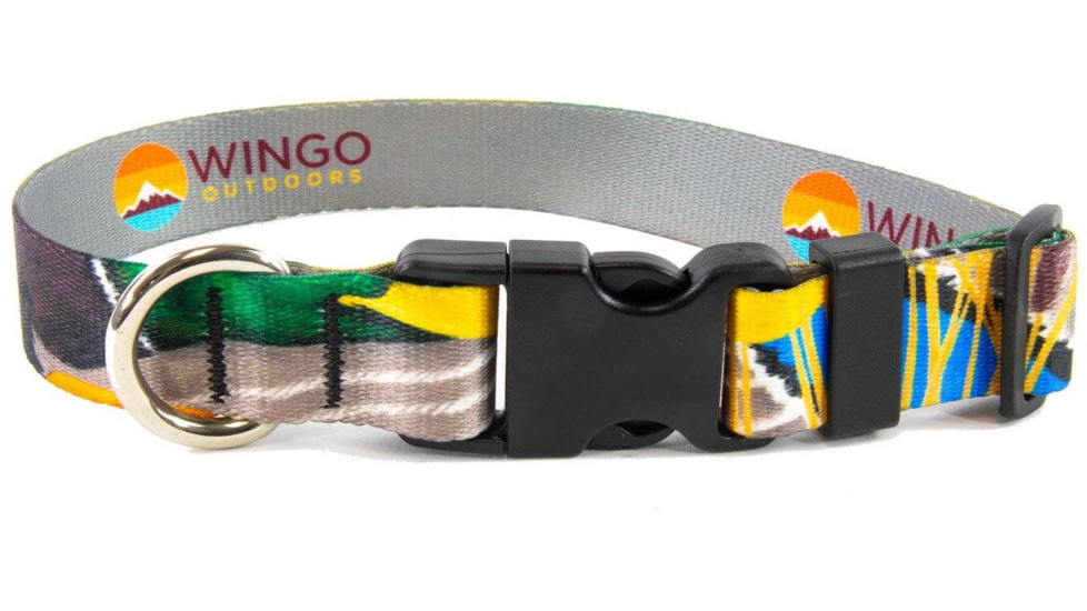 Wingo Outdoors Artisan Dog Collar, Mallard, Large/XLarge, W-COL-305-LXL