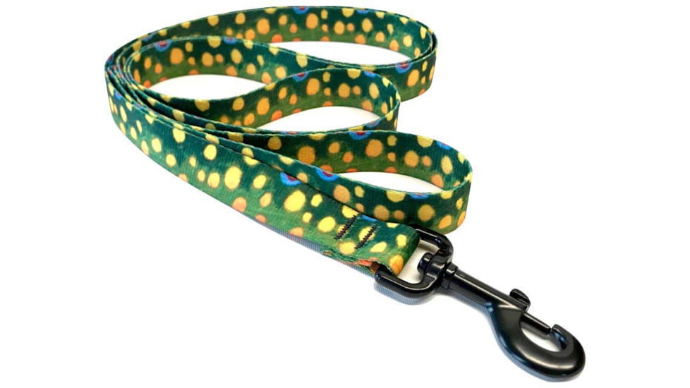 Wingo Outdoors Dog Leash, Brook Trout, 6 foot length, W-LEA-103-6FT