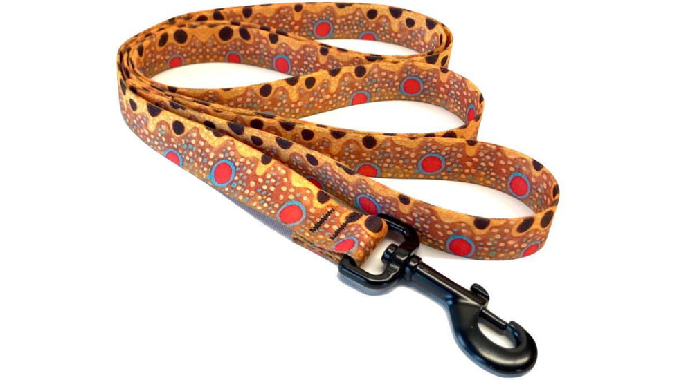 Wingo Outdoors Dog Leash, Brown Trout, 6 foot length, W-LEA-104-6FT