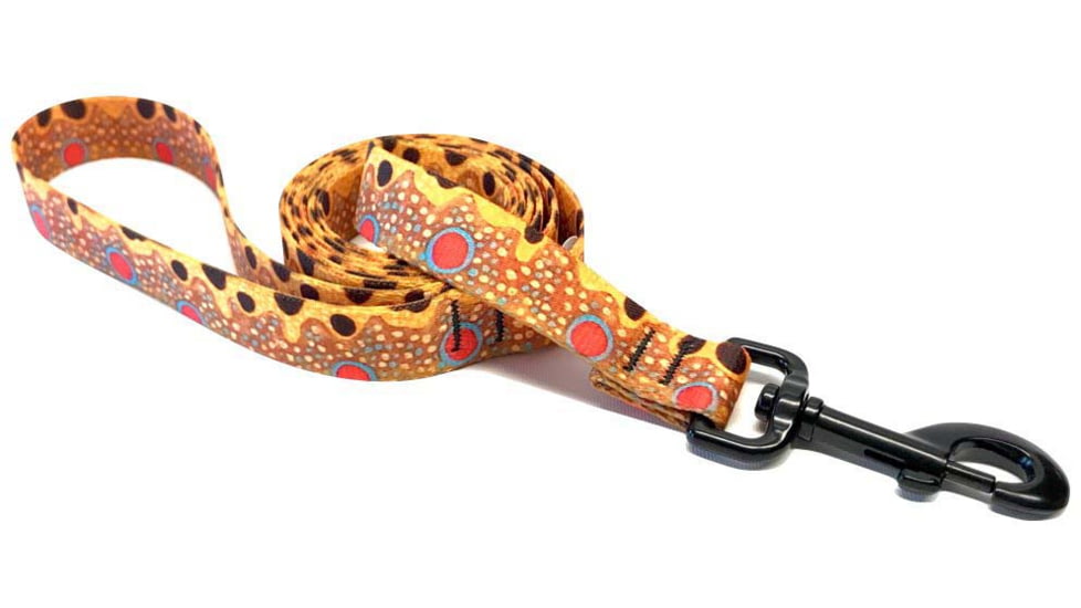 Wingo Outdoors Dog Leash, Brown Trout, 6 foot length, W-LEA-104-6FT