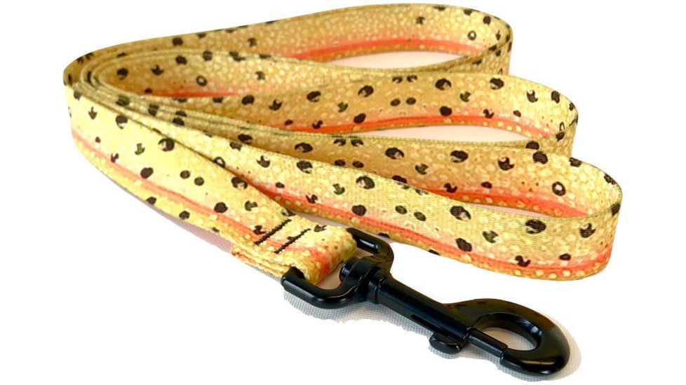 Wingo Outdoors Dog Leash, Cutthroat Trout, 6 foot length, W-LEA-105-6FT