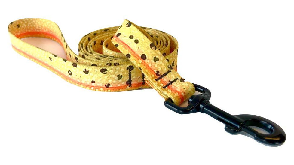 Wingo Outdoors Dog Leash, Cutthroat Trout, 6 foot length, W-LEA-105-6FT
