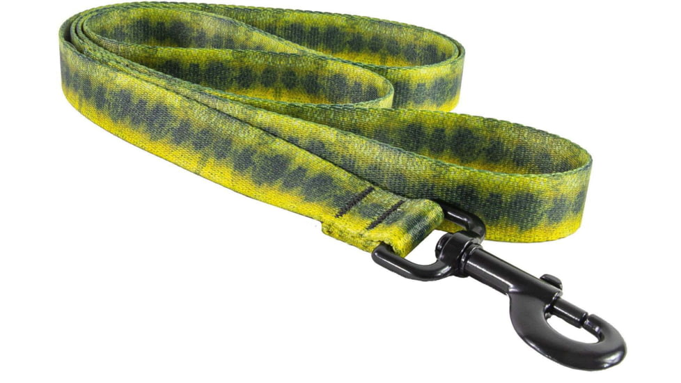 Wingo Outdoors Dog Leash, Largemouth Bass, 6 foot length, W-LEA-118-6FT