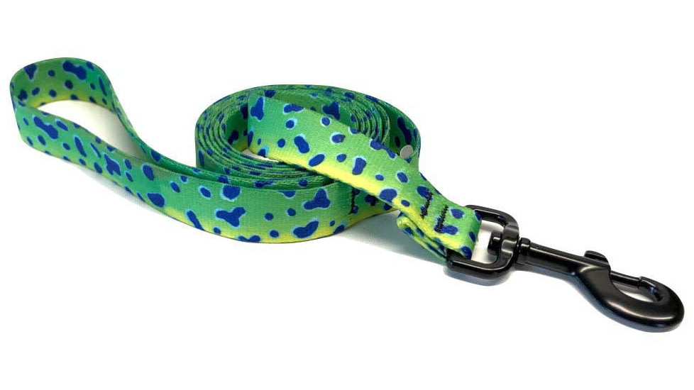 Wingo Outdoors Dog Leash, Mahi Mahi, 6 foot length, W-LEA-109-6FT