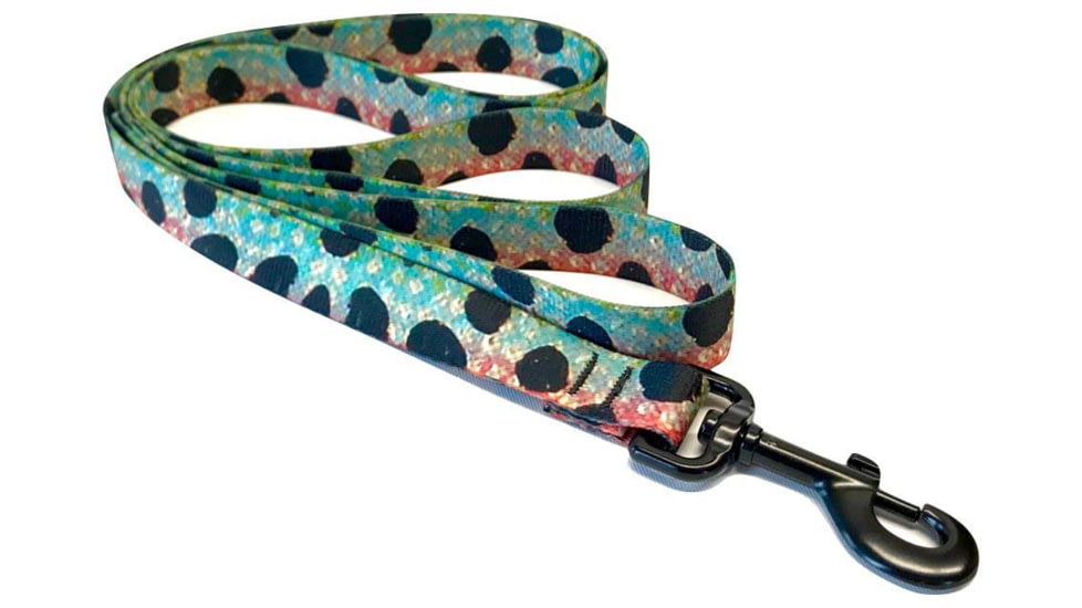 Wingo Outdoors Dog Leash, Rainbow Trout, 6 foot length, W-LEA-112-6FT