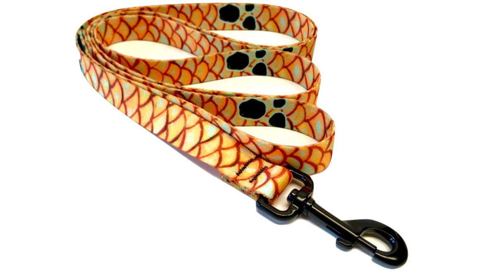 Wingo Outdoors Dog Leash, Redfish, 6 foot length, W-LEA-114-6FT