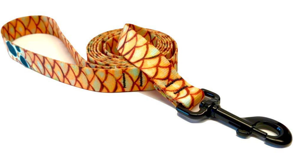Wingo Outdoors Dog Leash, Redfish, 6 foot length, W-LEA-114-6FT