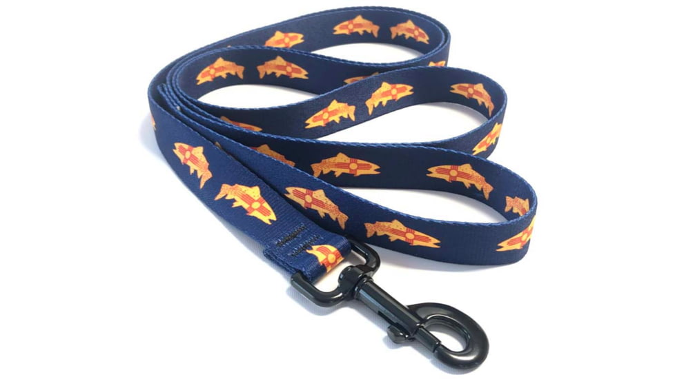 Wingo Outdoors Dog Leash - RepYourWater, New Mexico Clarkii, 6 foot length, W-LEA-508-6FT