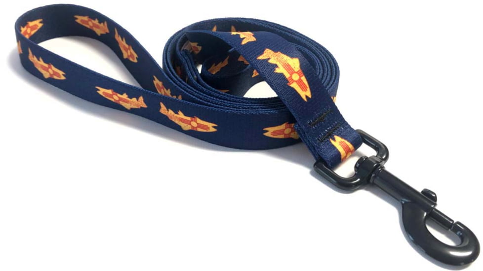 Wingo Outdoors Dog Leash - RepYourWater, New Mexico Clarkii, 6 foot length, W-LEA-508-6FT