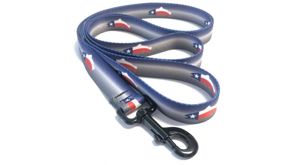 Wingo Outdoors Dog Leash - RepYourWater, Texas Trout, 6 foot length, W-LEA-510-6FT