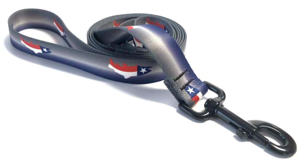 Wingo Outdoors Dog Leash - RepYourWater, Texas Trout, 6 foot length, W-LEA-510-6FT