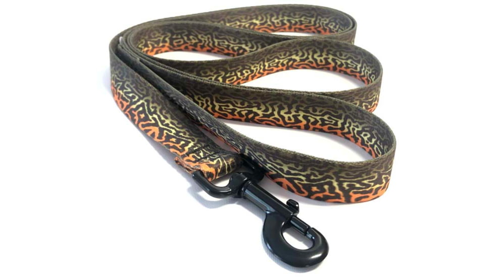 Wingo Outdoors Dog Leash - RepYourWater, Tiger Trout, 6 foot length, W-LEA-512-6FT