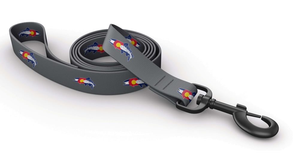 Wingo Outdoors Dog Leashes - RepYourWater, Colorado Clarkii, 6 foot length, W-LEA-521-6FT