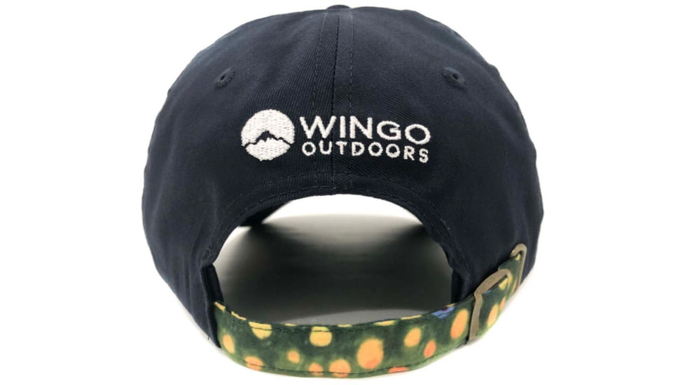 Wingo Outdoors Fish Skin Backstrap Hat, Brook Trout, One Size Fits Most, W-HAT-103-BAC