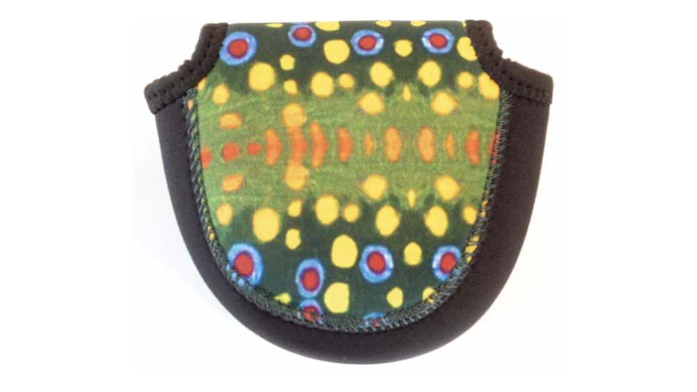 Wingo Outdoors Fish Skin Reel Case, Brook Trout, Small, W-RLC-103-SM