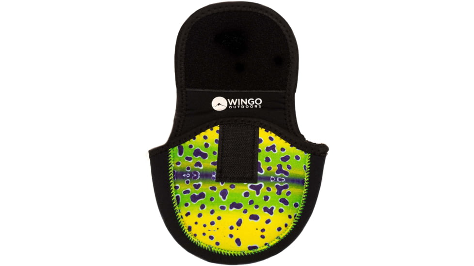 Wingo Outdoors Fish Skin Reel Case, Mahi Mahi, Large, W-RLC-109-LG