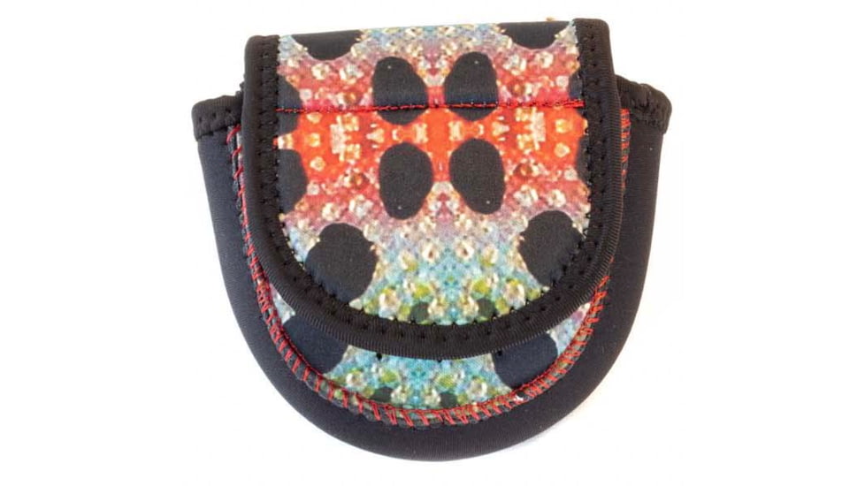 Wingo Outdoors Fish Skin Reel Case, Rainbow Trout, Small, W-RLC-112-SM