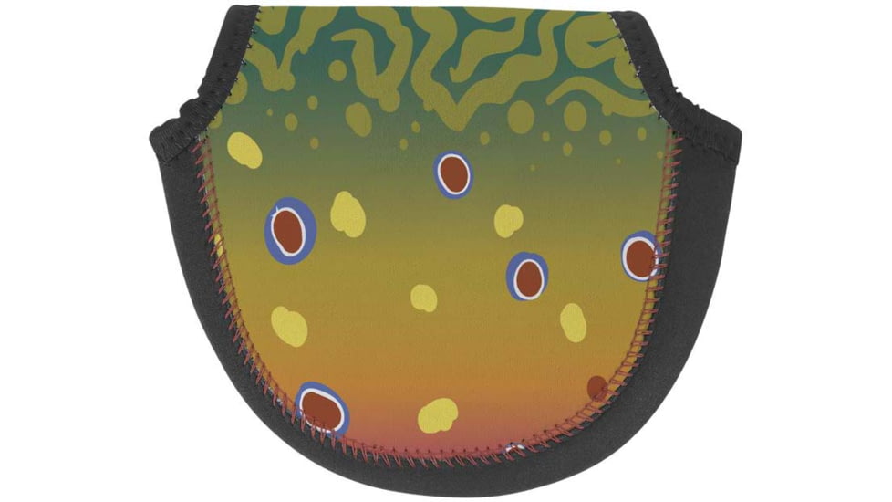 Wingo Outdoors Fly Reel Case, Brook Trout, Large, W-RLC-122-LG