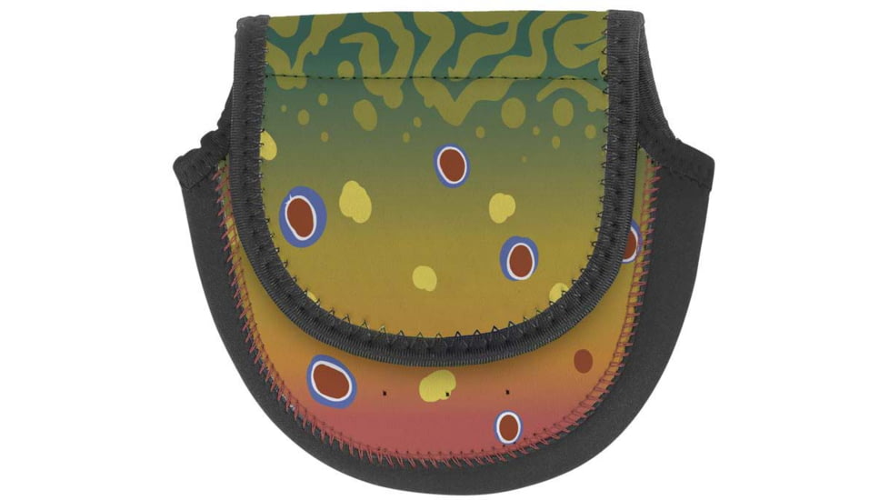 Wingo Outdoors Fly Reel Case, Brook Trout, Large, W-RLC-122-LG