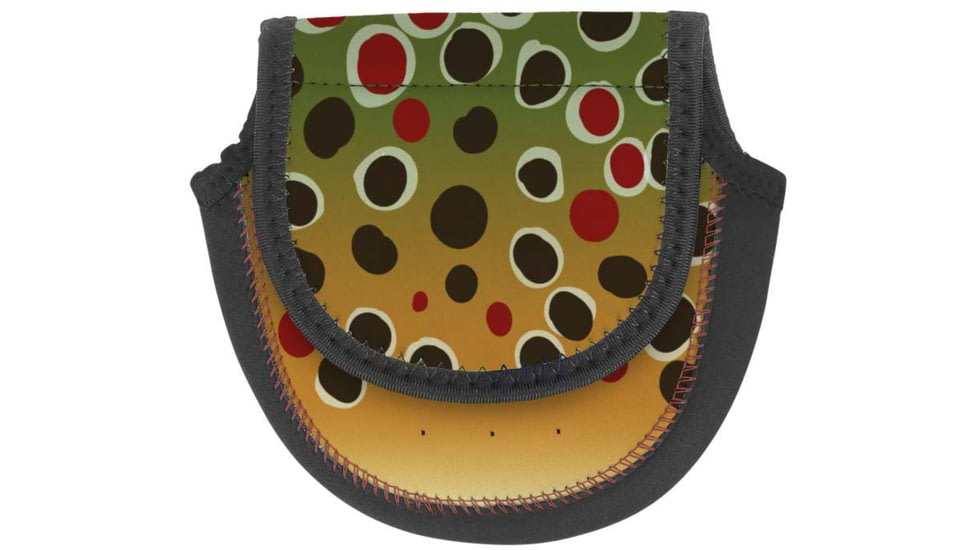 Wingo Outdoors Fly Reel Case, Brown Trout, Large, W-RLC-123-LG