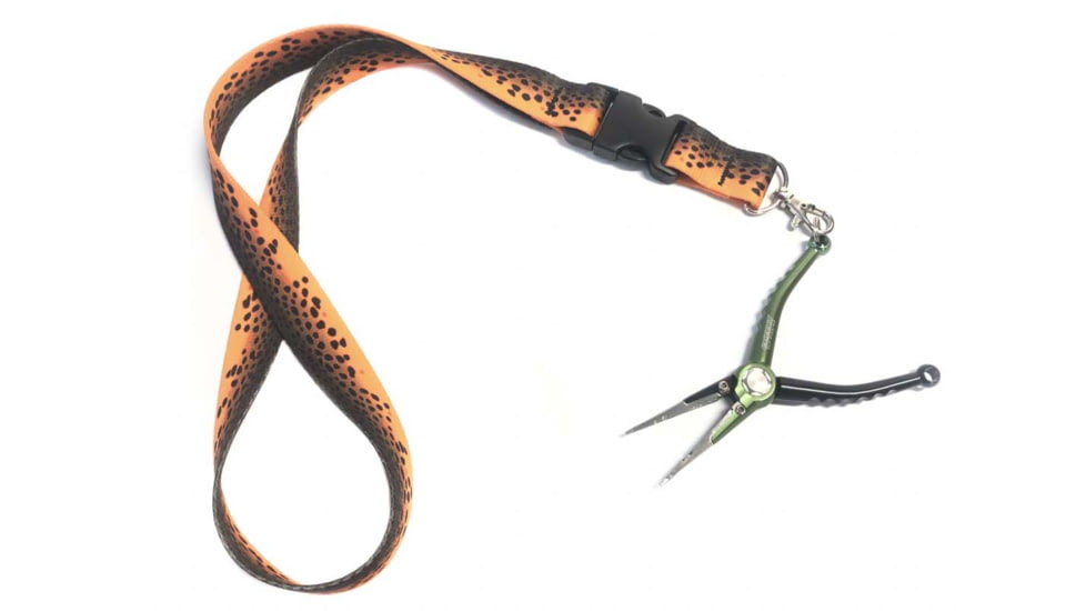 Wingo Outdoors Lanyard - RepYourWater, Brown Trout, 18 inch length, W-LAN-504-18