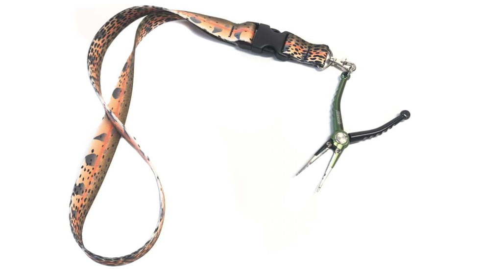 Wingo Outdoors Lanyard - RepYourWater, Cutthroat Trout, 18 inch length, W-LAN-506-18