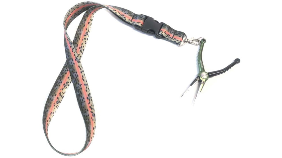 Wingo Outdoors Lanyard - RepYourWater, Rainbow Trout, 18 inch length, W-LAN-509-18