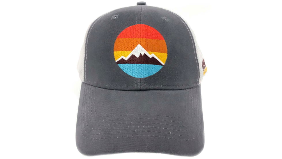 Wingo Outdoors Logo Hat, Grey/White, One Size Fits Most, W-HAT-LOG-GW