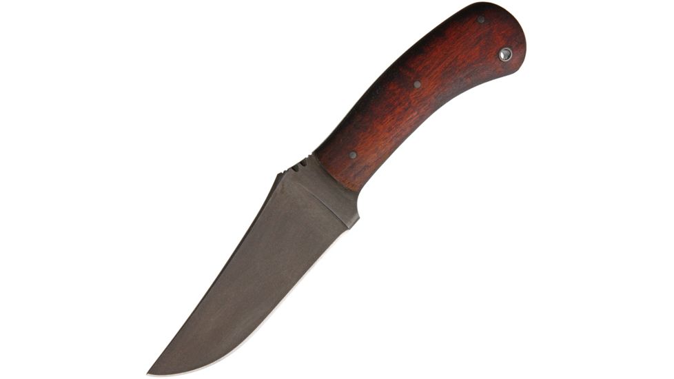 Winkler Belt Knife Maple Fixed Blade Knife, 4.75in, 80CRV2 Carbon Steel, Standard Edge, Clip Point, Maple Wood Handle, BELT KNIFE MAPLE