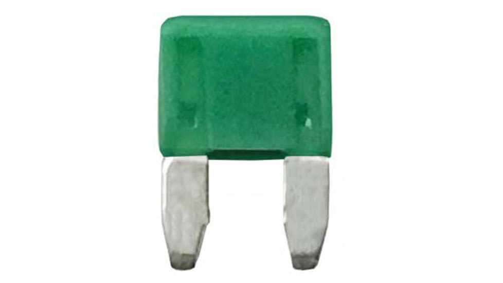 WirthCo Minblade Fuse - - 30 Amp, Green, Pack of 5, 24130